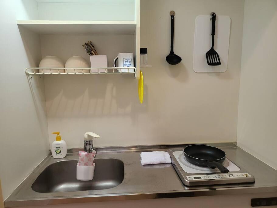 Apartmán Dotonbori, Nipponbashi, Nagahoribashi Station 5Minutes On Foot Double Bed Se7 Ósaka Exteriér fotografie